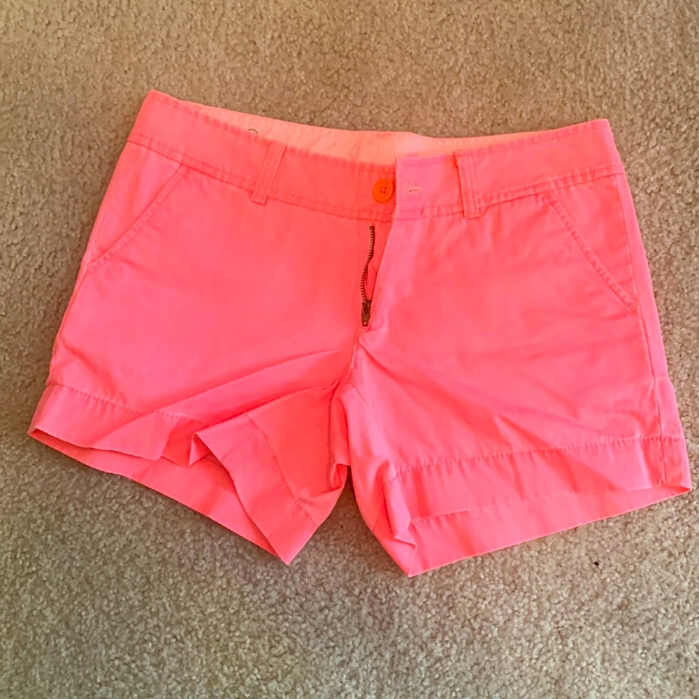 Lilly Pulitzer orange dayglow Callahan shorts, 4
